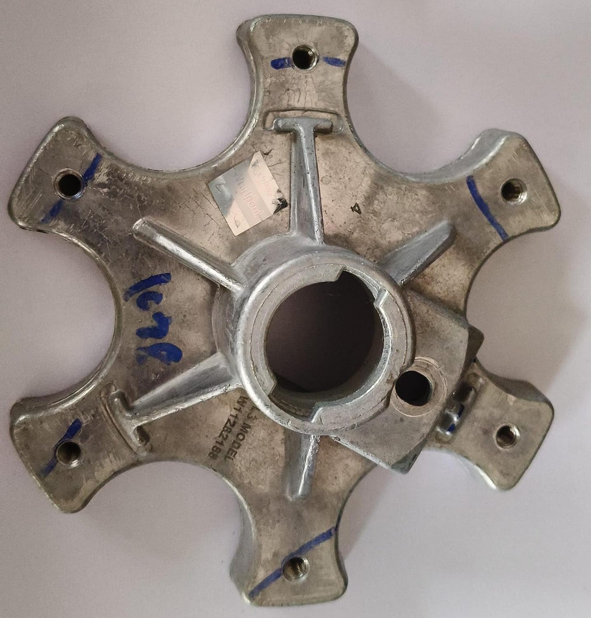 BUY SPARES Washing Machine Drum Spider Hub, Compatible with Whirlpool Top Load Fully Automatic Washing Machine, with Saddle and Bolt, L3 Model BS1099