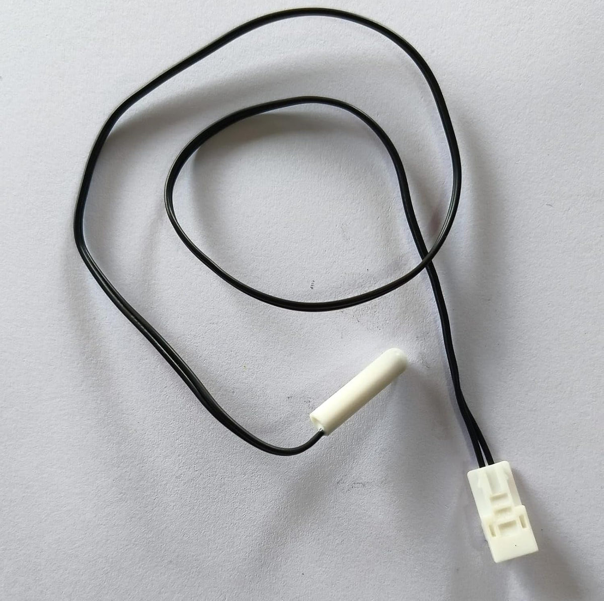 Buy Spares Refrigerator Temperature Sensor compatible with Panasonic Refrigerators, 2 Pin Jack, Black BS1170
