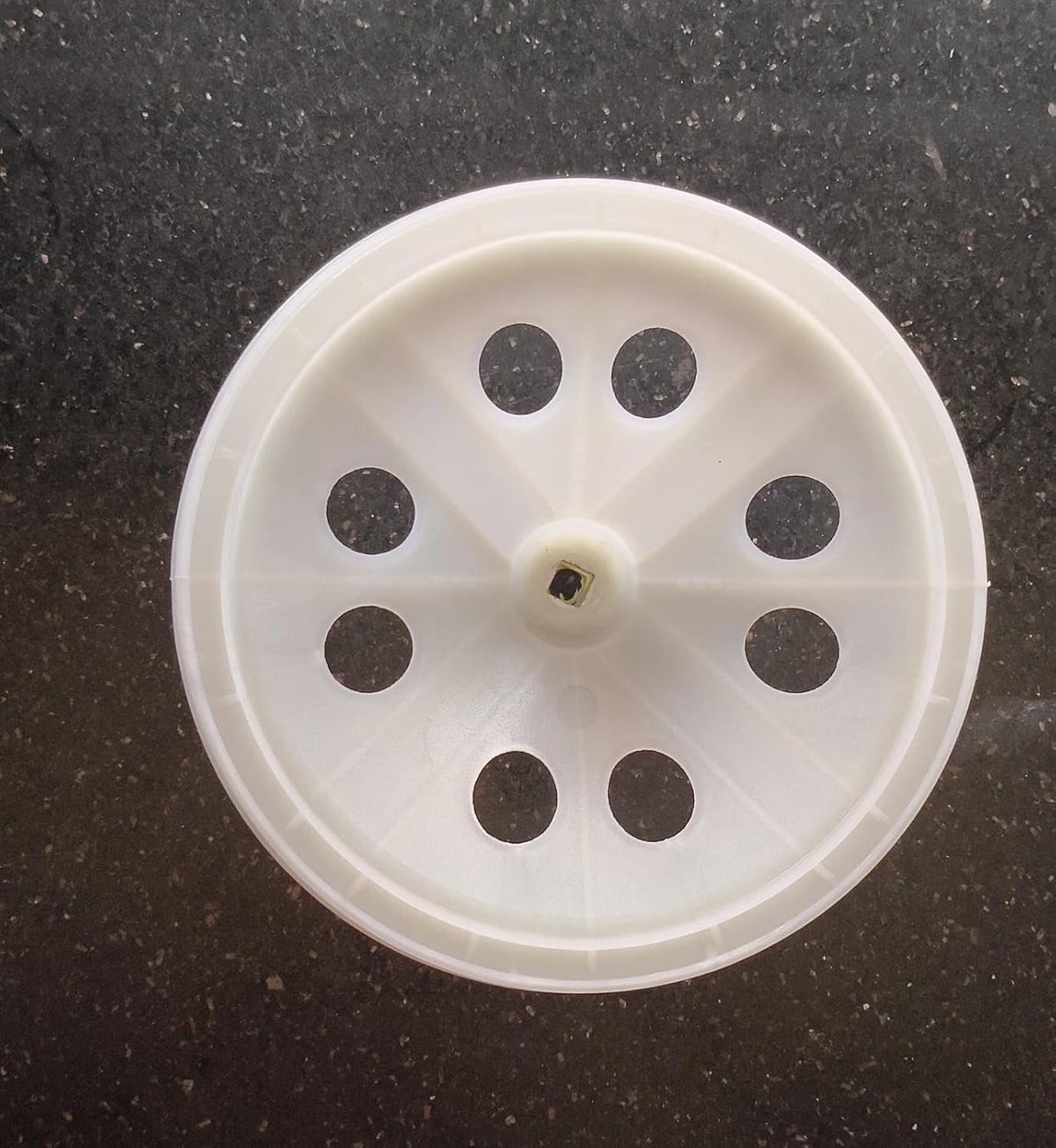 BUY SPARES Washing Machine Pulley Compatible with Whirlpool Semi Automatic Washing Machines, White, 18 cm Diameter BS1302