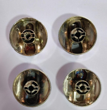 Buy Spares Semi Automatic Washing Machine Knob Compatible with G.o.d.r.e.j, Silver, Pack of 4 BS1183