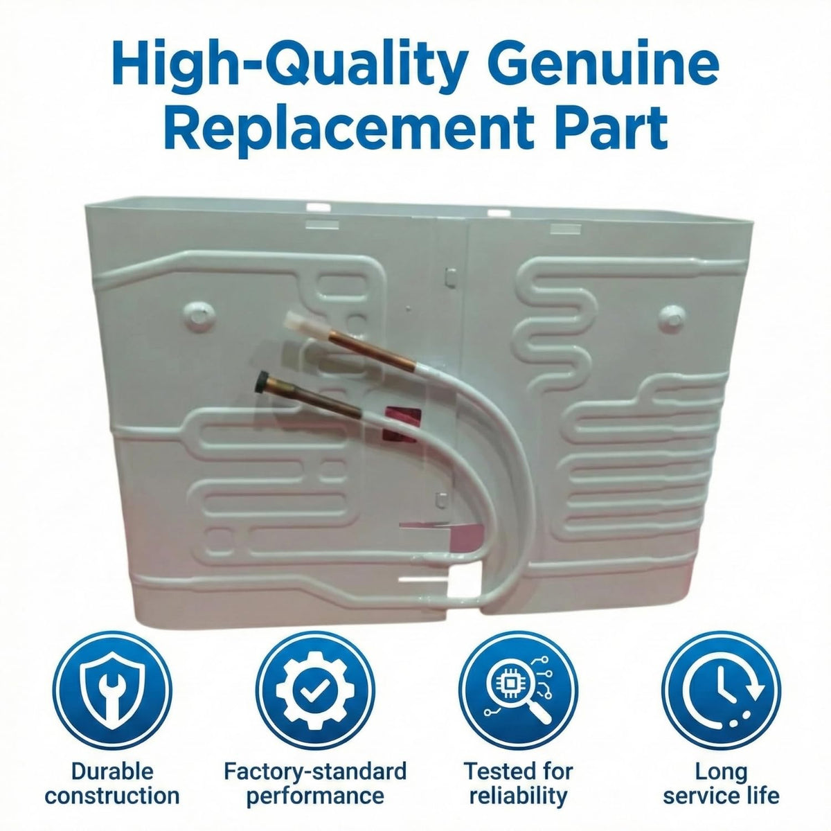 BUY SPARES Refrigerator Evaporator Freezer Coil for Single Door Models compatible for S.a.m.s.u.n.g, 160-200 Ltr, Efficient Cooling Replacement Part BS1003