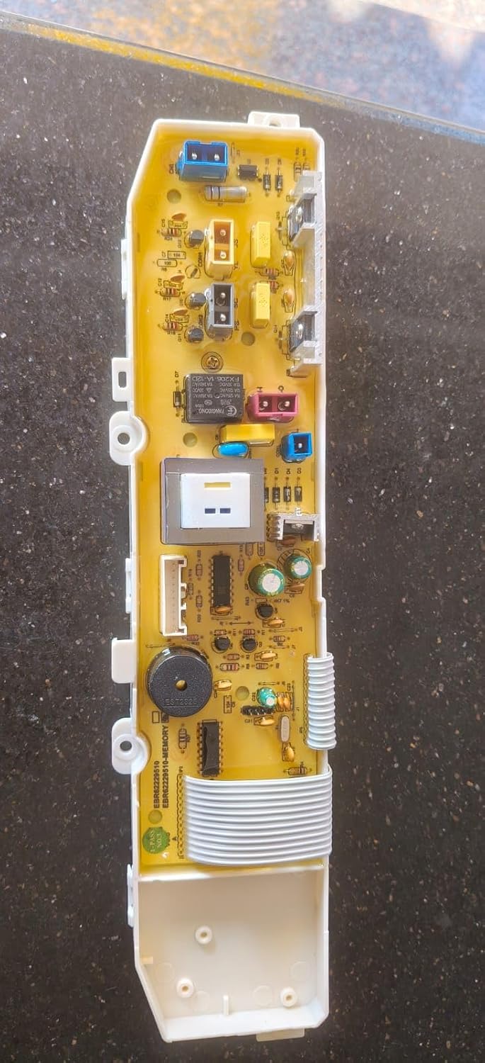 BUY SPARES L.G.E Top Load Washing Machine PCB Board EBR62229510, 8 Button Replacement Motherboard for Smooth, Reliable Performance BS1342
