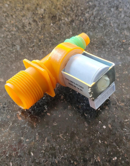 BUY SPARES Water Inlet Valve for Top Load Washing Machine compatible for Samsang, Single Coil, 2-Pin, 220-240V, Orange, Plastic Rubber Metal Durable & Compatible Spare Part BS1278