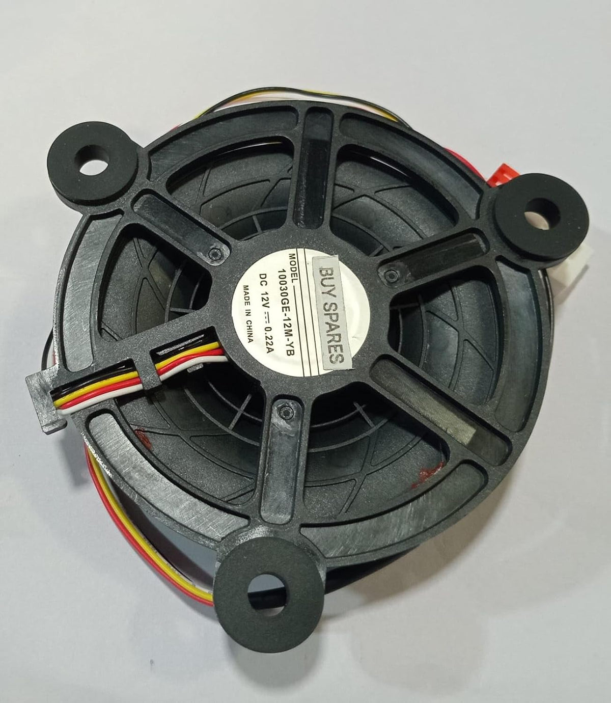 BUY SPARES Refrigerator Fan Motor, 12V 0.22A, 4 Wire, compatible with Haier, Model 10030GE-12M-YB, Small Size BS1123