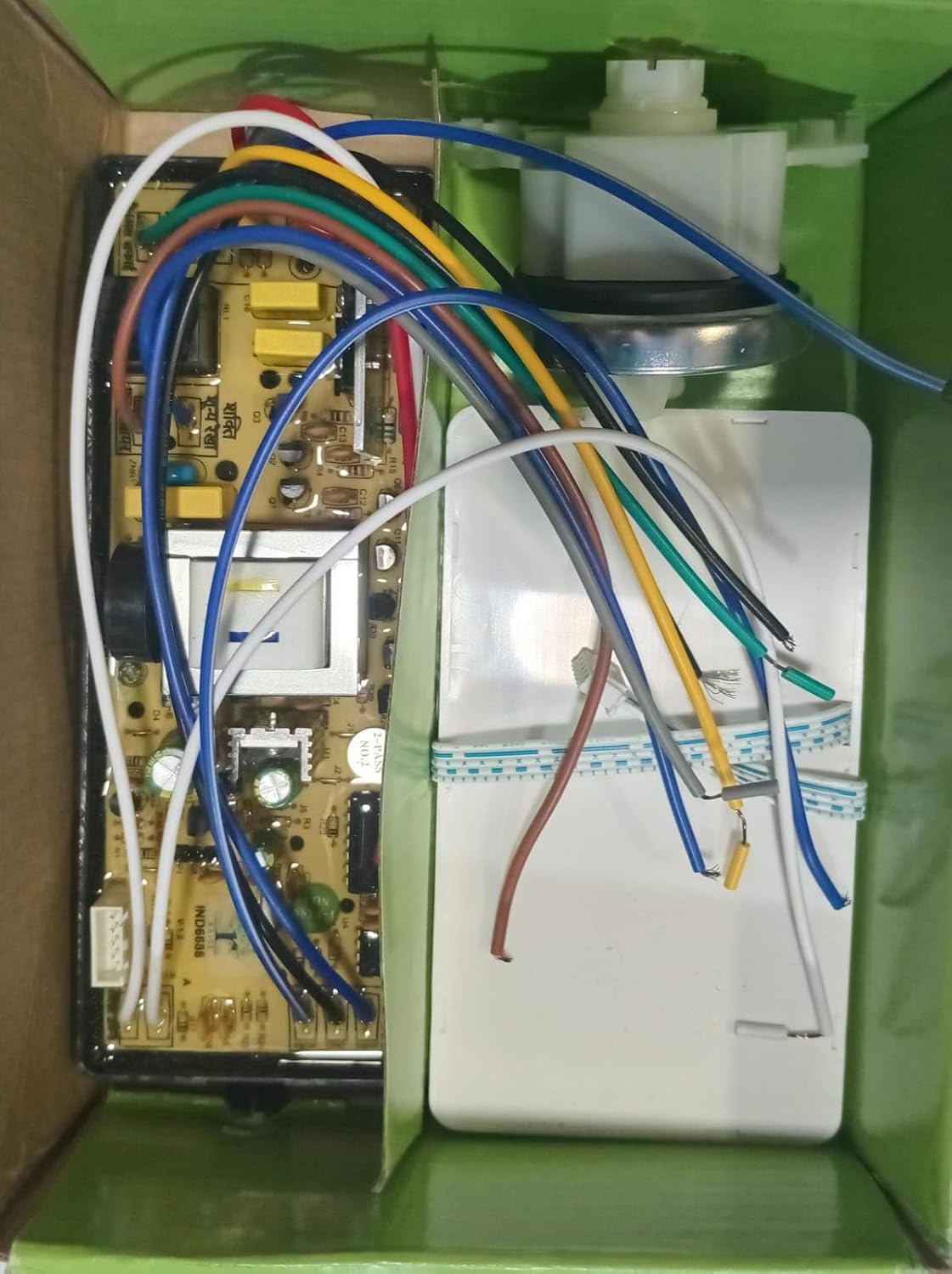 BUY SPARES Universal PCB Control Board for Top Load Washing Machine, IND6688, with LCD Display Panel and Inlet Valve BS1402