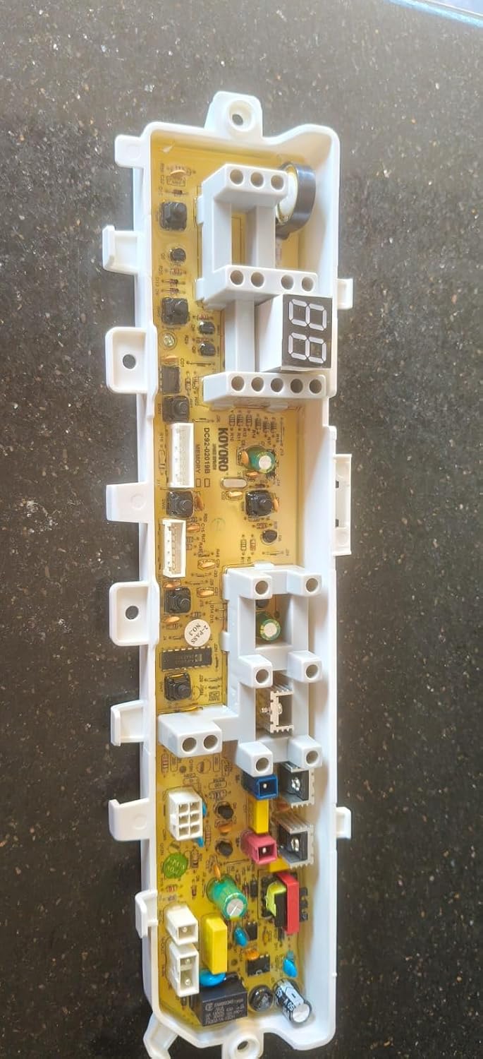 BUY SPARES Washing Machine PCB Motherboard 7-Button Control Board | Replacement Main PCB | Includes Free Pressure Sensor | Compatible with Select S.a.m.s.u.n.g Top Load 7 Button Models BS1252