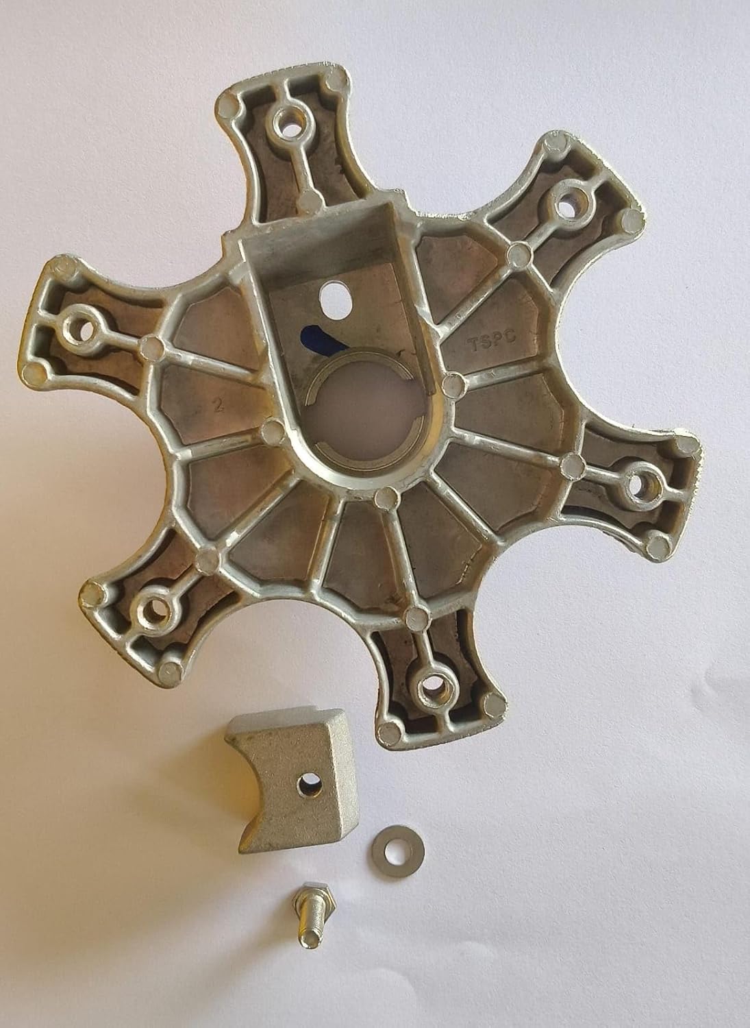 BUY SPARES Washing Machine Drum Spider Hub, Compatible with Whirlpool Top Load Fully Automatic Washing Machine, with Saddle and Bolt, L3 Model BS1099