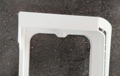BUY SPARES Refrigerator Freezer Door Shelf Frame, White, 46 x 20 cm, compatible with G.O.D.R.E.J New Neo White Edge Pro BS1011