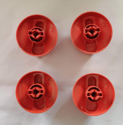 Buy Spares Washing Machine Knob Compatible with G.o.d.r.e.j Semi Automatic Washing Machine, Red, Pack of 4 BS1362