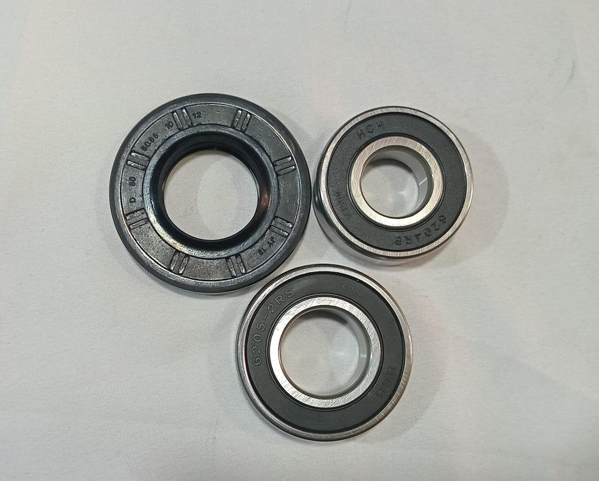 Spares Oil Seal Kit for Samsung Washing Machine, 5.5 to 6kg, Seal 25-50.5-10/12, with Bearings 6203 and 6204 (5.5KG) BS1116