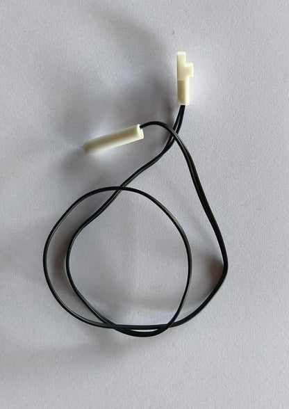 Buy Spares Refrigerator Temperature Sensor compatible with Panasonic Refrigerators, 2 Pin Jack, Black BS1170