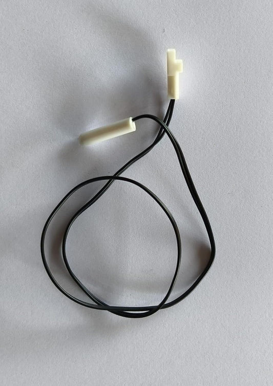 Buy Spares Refrigerator Temperature Sensor compatible with Panasonic Refrigerators, 2 Pin Jack, Black BS1170