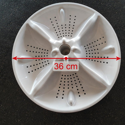 Buy spares Washing Machine Pulsator Compatible with Haier 7 Kg Fully Automatic Washing Machine, Round Shaft, 36 cm BS1266