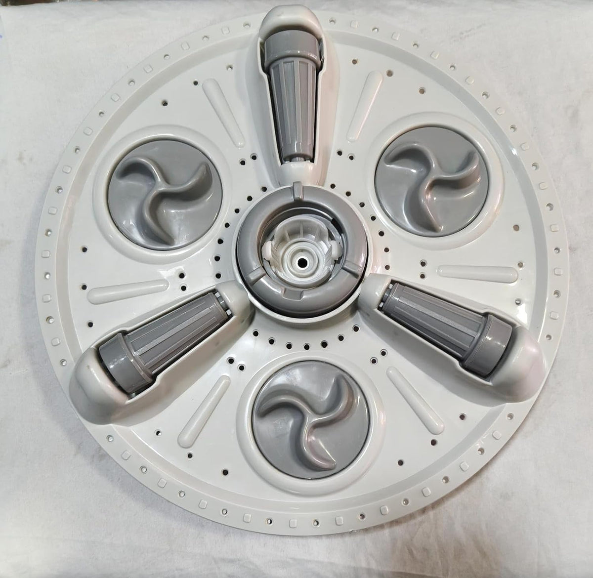 BUY SPARES Washing Machine Pulsator Compatible with G.o.d.r.e.j, 3 Roller and 3 Flower, Round Shaft, 33 cm BS1194