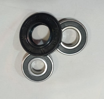 Spares Oil Seal Kit for Samsung Washing Machine, 5.5 to 6kg, Seal 25-50.5-10/12, with Bearings 6203 and 6204 (6KG) BS1195