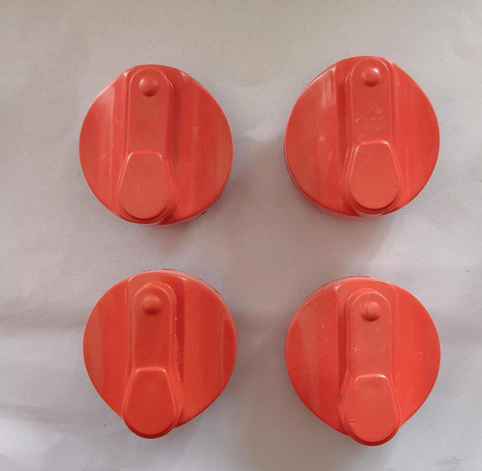 Buy Spares Washing Machine Knob Compatible with G.o.d.r.e.j Semi Automatic Washing Machine, Red, Pack of 4 BS1362