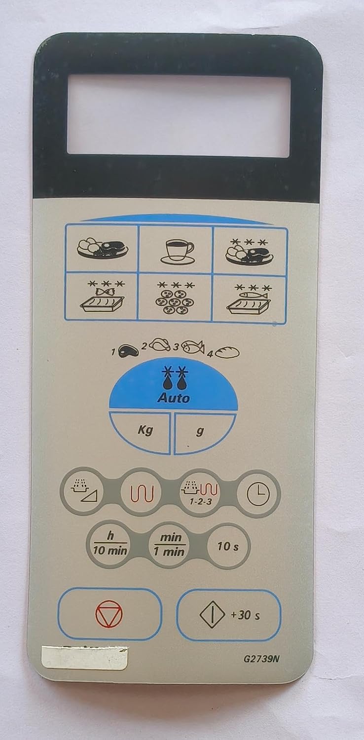 BUY SPARES Microwave Oven Touch Keypad Compatible with Samsung G2739N, Grey BS1119