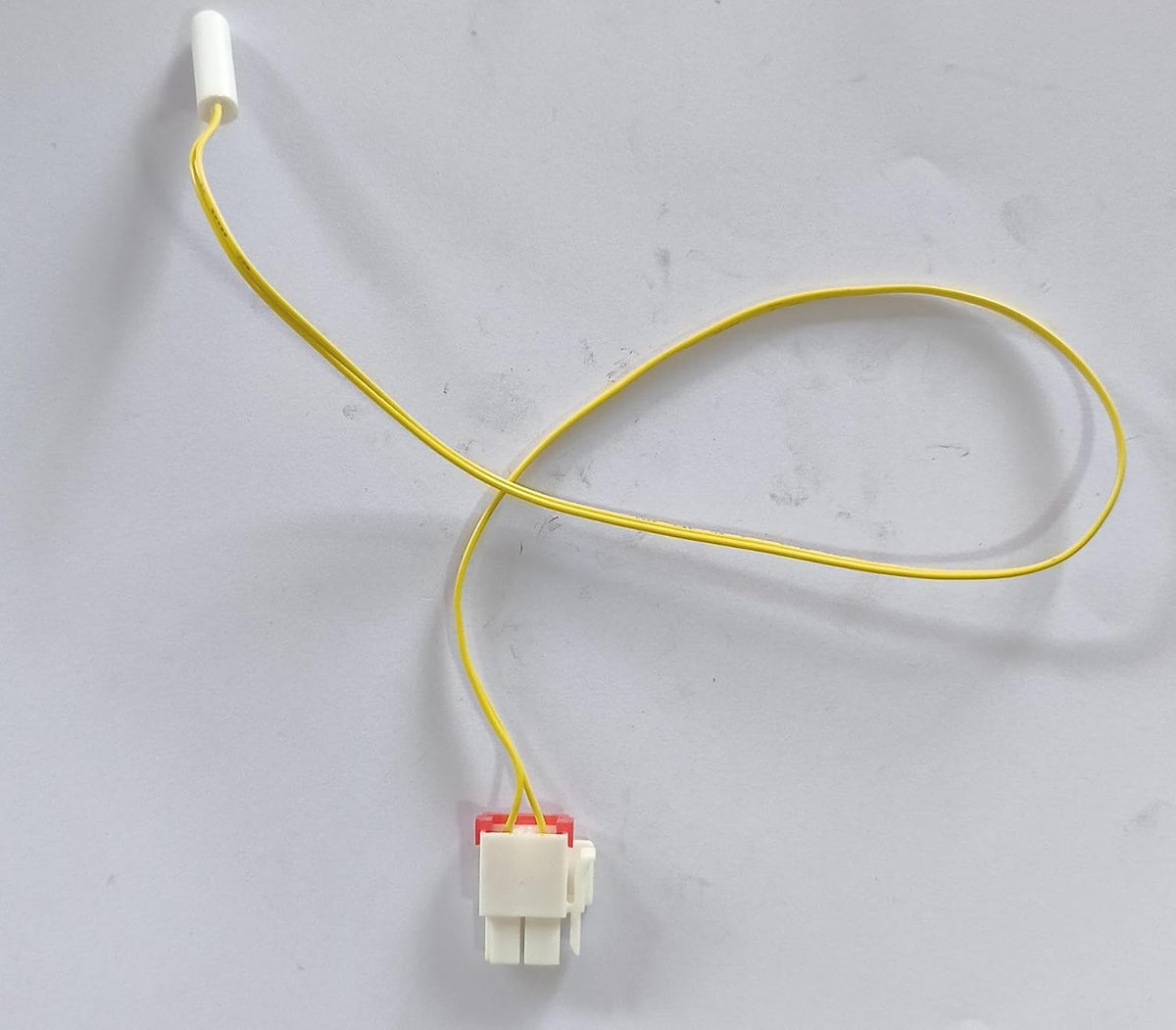 BUY SPARES Refrigerator Temperature Sensor compatible with Samsung, 2 Pin Yellow Wire Connector BS1156