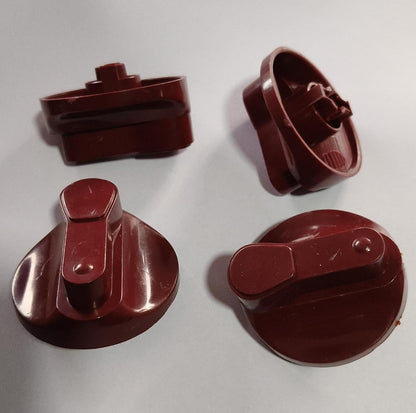 Buy Spares Semi Automatic Washing Machine Knob Compatible with G.o.d.r.e.j, Maroon, Pack of 4 BS1144