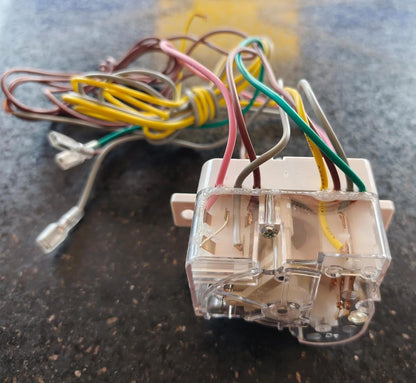 buy spares Washing Machine Timer, 35 Minute Single Wash, 7 Wire, Compatible with Godrej, 250V AC BS1100