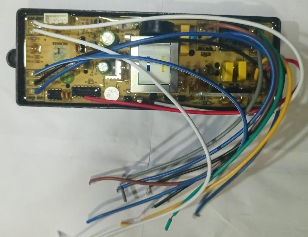BUY SPARES Universal PCB Control Board for Top Load Washing Machine, IND6688, with LCD Display Panel and Inlet Valve BS1402