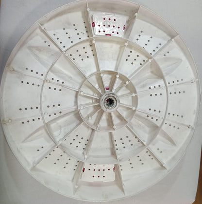 BUY SPARES Lloyd Compatible Washing Machine Pulsator for Semi Automatic Models, Round Shaft Design, High-Quality Replacement Part, Easy Installation (White & Pink) BS1008
