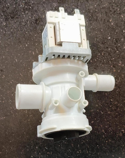 BUY SPARES Washing Machine Drain Pump, compatible with Samsung Front Load Old Model, White BS1152
