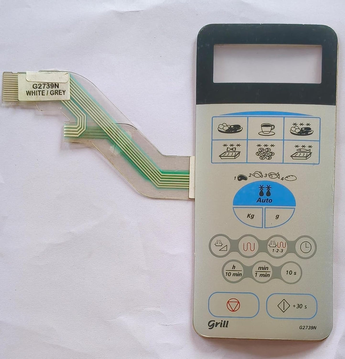 BUY SPARES Microwave Oven Touch Keypad Compatible with Samsung G2739N, Grey BS1119