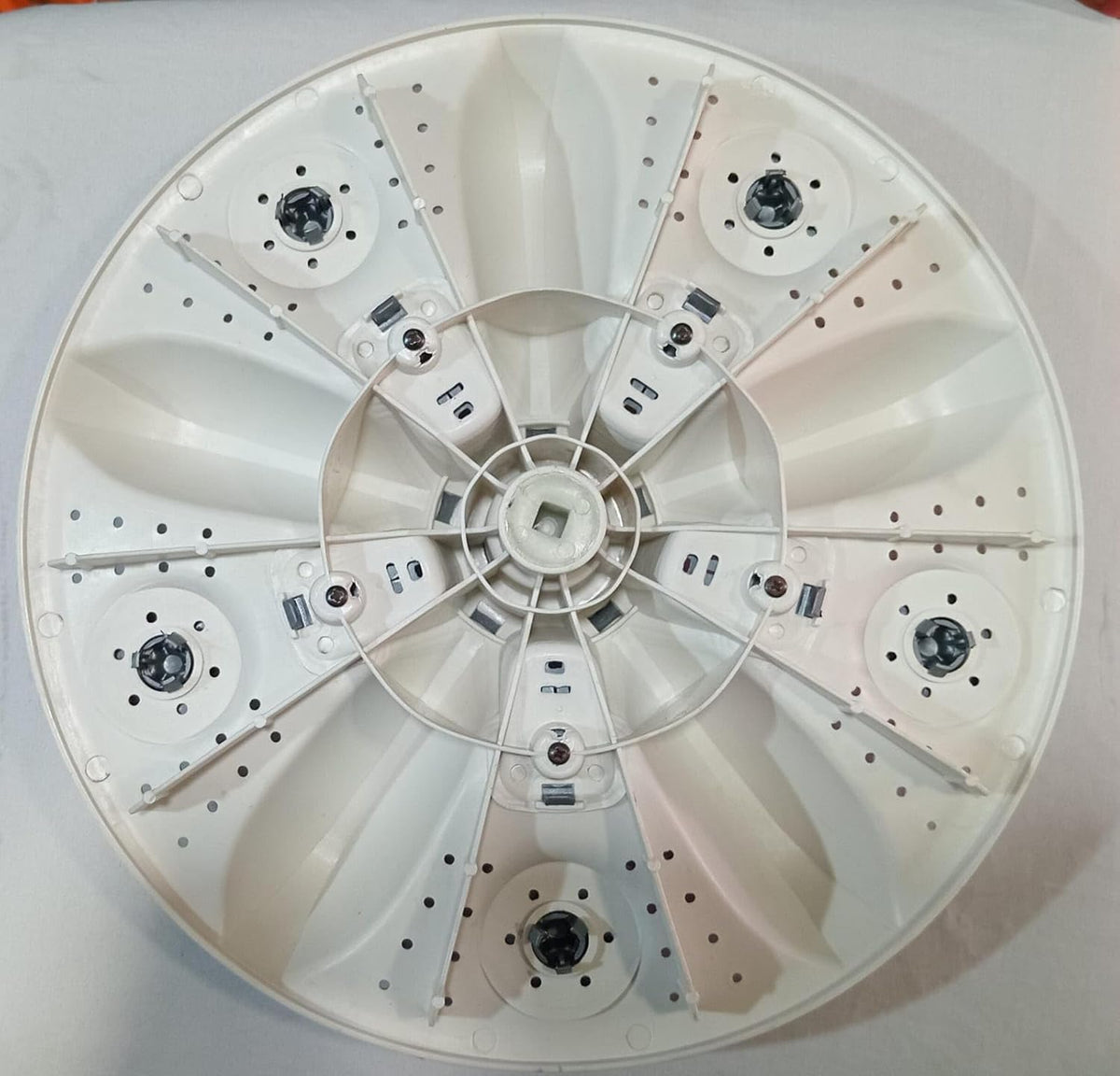 BUY SPARES Washing Machine Pulsator compatible with Videocon, Square Shaft, White BS1304