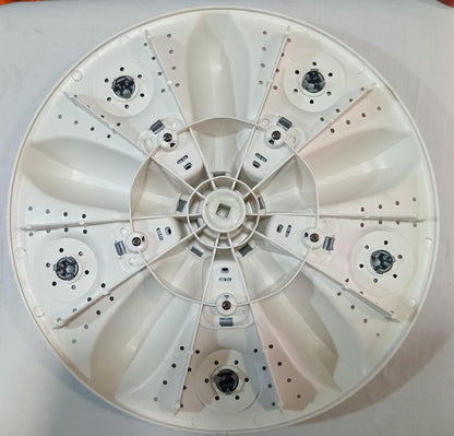 BUY SPARES Washing Machine Pulsator compatible with Videocon, Square Shaft, White BS1304