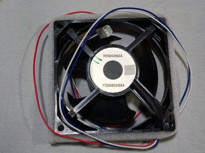 Buy Spares Refrigerator Fan Motor compatible with Haier, 3 Wire, Square, Black, 9x9 cm BS1026