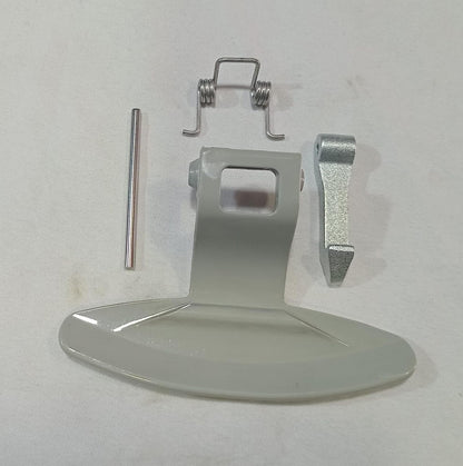 BUY SPARES Washing Machine Door Handle Kit, Grey, with Spring and Latch, Compatible with LG Front Load Washing Machines, 9x6 cm BS1208