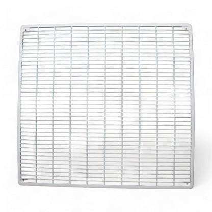 AC Grill 21 Inch x 20 Inch | Air Conditioner Outdoor Unit Protective Grill | Metal AC Condenser Grill Cover with Ventilation Design