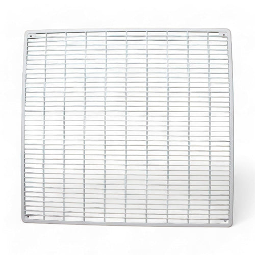 AC Grill 21 Inch x 20 Inch | Air Conditioner Outdoor Unit Protective Grill | Metal AC Condenser Grill Cover with Ventilation Design