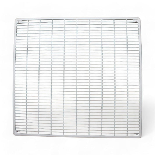AC Grill 21 Inch x 20 Inch | Air Conditioner Outdoor Unit Protective Grill | Metal AC Condenser Grill Cover with Ventilation Design