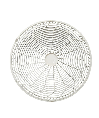 Round AC Grill 18 Inch | Air Conditioner Outdoor/Indoor Ventilation Grill | Round Shape AC Grill Cover | Replacement AC Grill White Durable Plastic Weather Resistant Easy Install