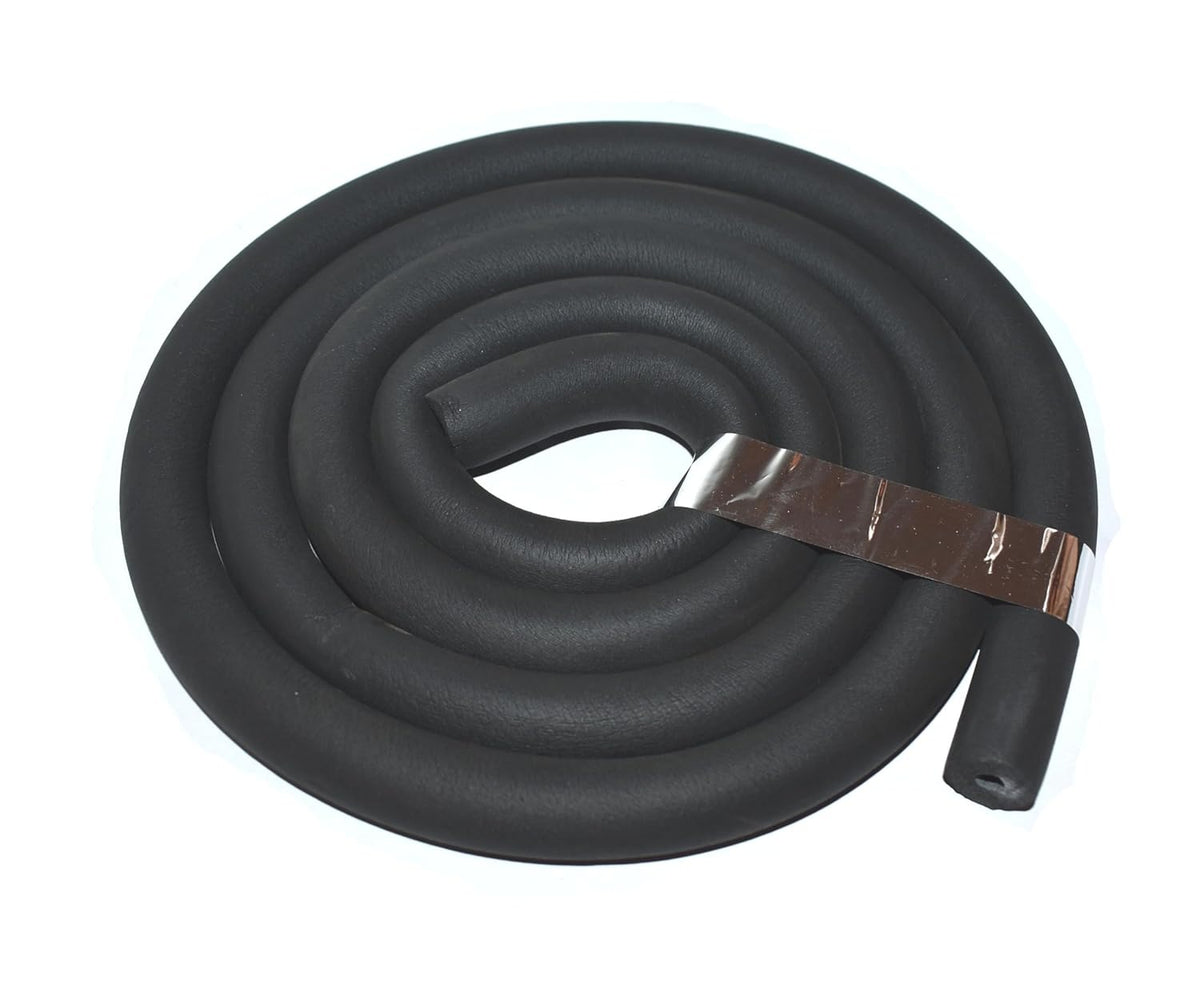 AC S Or Eco Tube 1/4 Grey Foam Rubber Tube Coil Flexible Insulation Pipe | Soft Foam Tubing Roll | Protective Tube for Appliance, AC &amp; General Applications