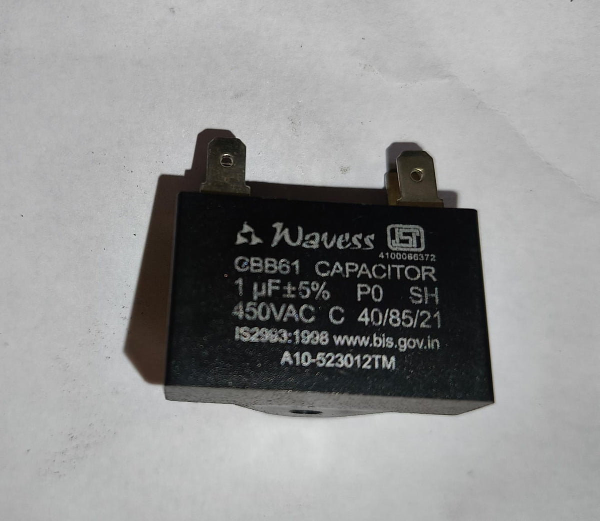 AC MOTOR RUN CAPACITOR 1 MFD,450VAC,4 PIN TYPE
