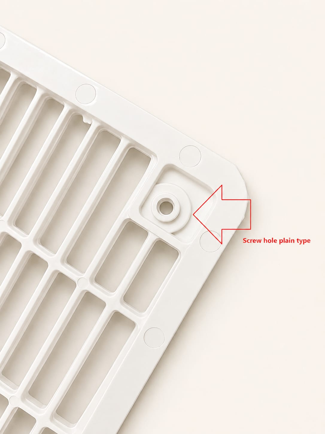 AC Grill 19×19 Inch | Square Air Ventilation Grille with Screw Hole [MATCH AND BUY]