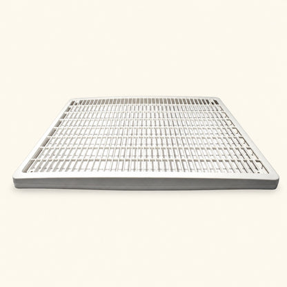 AC Grill 21 Inch x 20 Inch | Air Conditioner Outdoor Unit Protective Grill | Metal AC Condenser Grill Cover with Ventilation Design