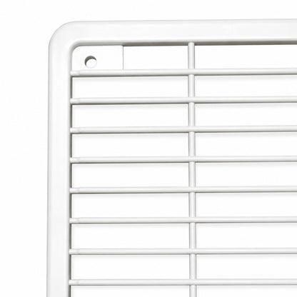 AC Grill 21 Inch x 20 Inch | Air Conditioner Outdoor Unit Protective Grill | Metal AC Condenser Grill Cover with Ventilation Design