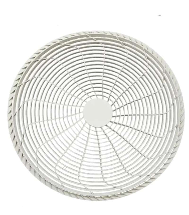 Round AC Grill 18 Inch | Air Conditioner Outdoor/Indoor Ventilation Grill | Round Shape AC Grill Cover | Replacement AC Grill White Durable Plastic Weather Resistant Easy Install