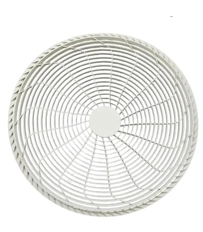 Round AC Grill 18 Inch | Air Conditioner Outdoor/Indoor Ventilation Grill | Round Shape AC Grill Cover | Replacement AC Grill White Durable Plastic Weather Resistant Easy Install