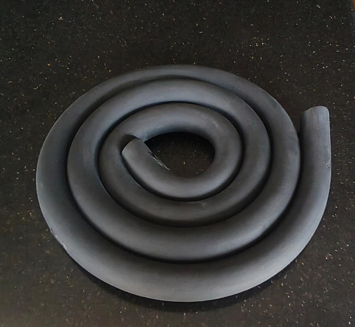 AC S Or Eco Tube 1/4 Grey Foam Rubber Tube Coil Flexible Insulation Pipe | Soft Foam Tubing Roll | Protective Tube for Appliance, AC &amp; General Applications