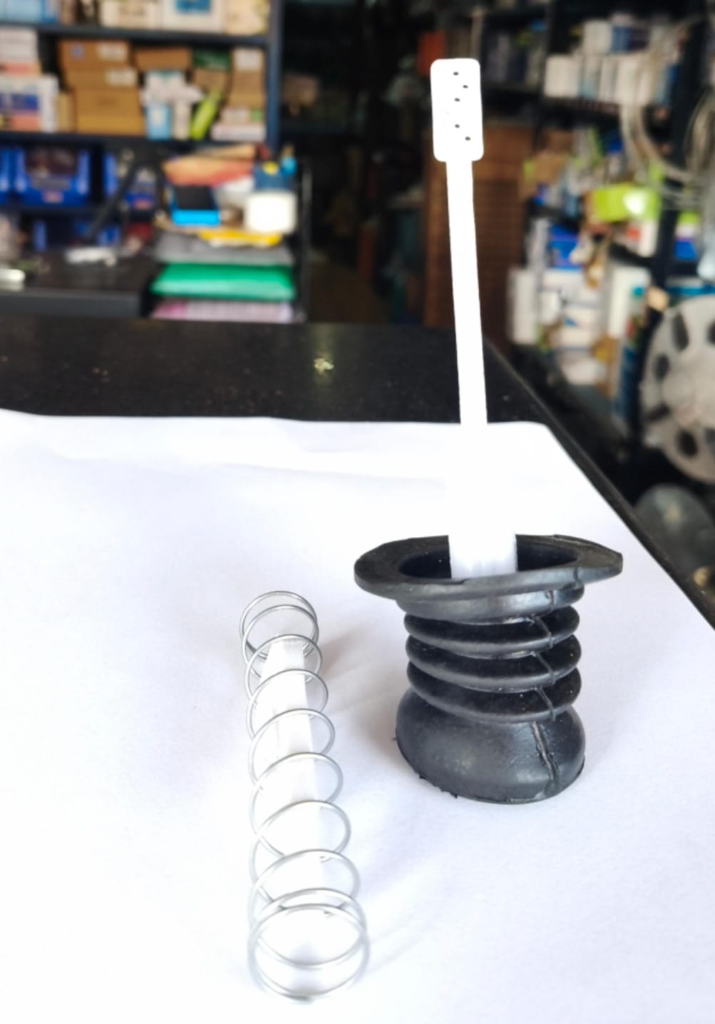 Washing Machine Drain Bellow Compatible With Haier Washing Machine | Drain Pipe Rubber Bellow with Spring | Replacement Spare Part