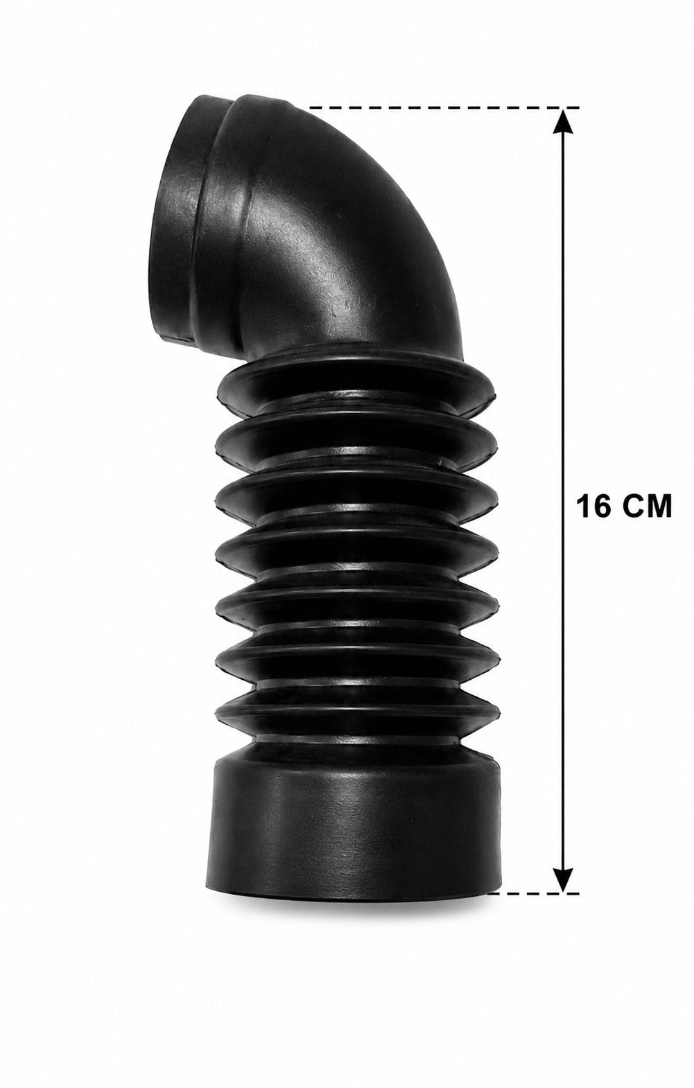 ashing Machine Rubber Hose Pipe | Flexible Corrugated Drain Hose Replacement | Durable Black Rubber Hose for Compatible For IFB Washing Machines