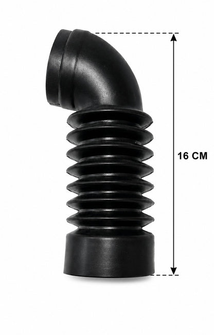 ashing Machine Rubber Hose Pipe | Flexible Corrugated Drain Hose Replacement | Durable Black Rubber Hose for Compatible For IFB Washing Machines
