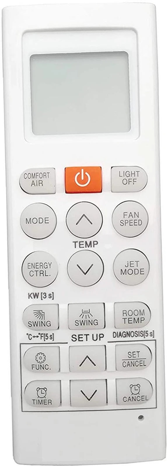 AC Remote YY-36H  Compatible with LG AC Remote Control (Exactly Same Remote Will Only Work)White