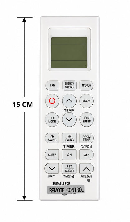 AC Remote No. 36G , Compatible/Replacement for LG AC Remote Control (Exactly Same Remote Will Only Work)