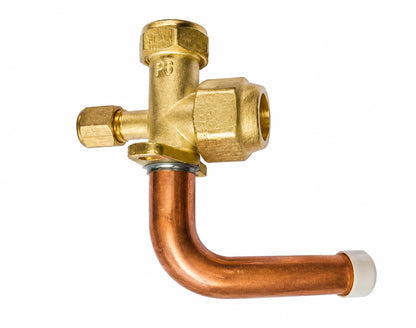 Split Ac Service Valve Outdoor Unit 5/8 Heavy Duty Leak Proof Pure Copper Valve, L TYPE